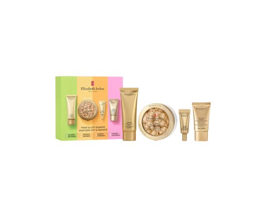 Set Elizabeth Arden: Ceramide, Eliminates Impurities, Cleansing Cream, 50 ml + Advanced Ceramide, Restorative, Serum Capsules, For Face, 60 pcs + Ceramide, Retinol, Lift & Firm, Eye Cream, 5 ml + Advanced Ceramide, Lift & Firm, Day, Cream, For Face, 15 ml Dāvanu komplekti