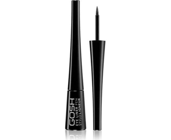Gosh, Gosh, Liquid Eyeliner, 01, Black, 2.5 ml Dekoratīvā kosmētika