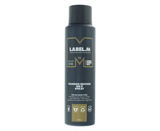 Label.M, Fashion Edition, Hair Styling Wax, Texture & Natural Shine Finish, Light Hold, 150 ml Matu kopšana