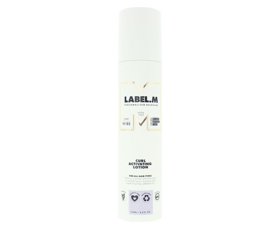 Label.M, Curl Activating, Hair Styling Lotion, 250 ml Matu kopšana