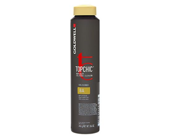 Goldwell, TopChic, Permanent Hair Dye, 8A Light Ash Blonde, 250 ml Matu kopšana