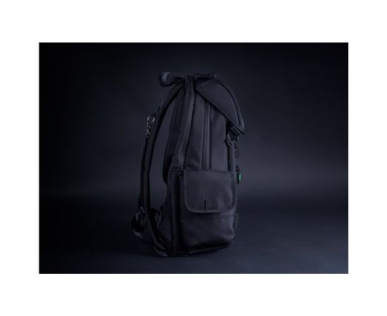 Razer Tactical Fits up to size 14 ", Black/Green, Shoulder strap, Backpack