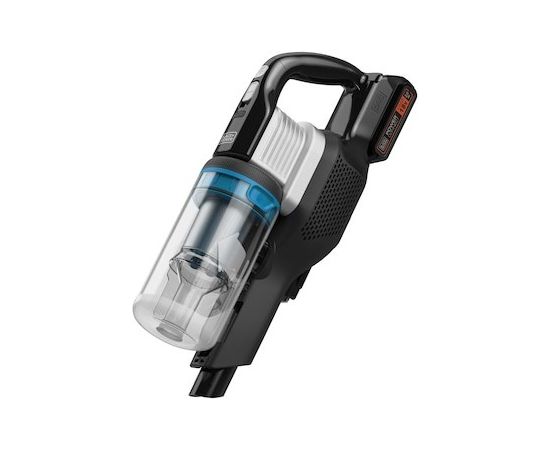 Black & Decker BHFEB520D1-QW stick vacuum/electric broom Battery Dry Cyclonic Bagless Black, Silver, Transparent 2 Ah Putekļu sūcēji