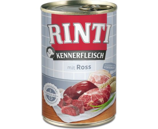 Rinti Kennerfleisch konina puszka 400g Suņu barība