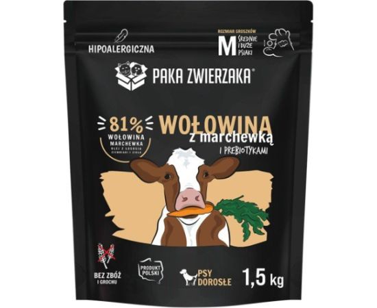 Paka Zwierzaka Seventh Heaven Wołowina z marchewką M 1,5kg Suņu barība