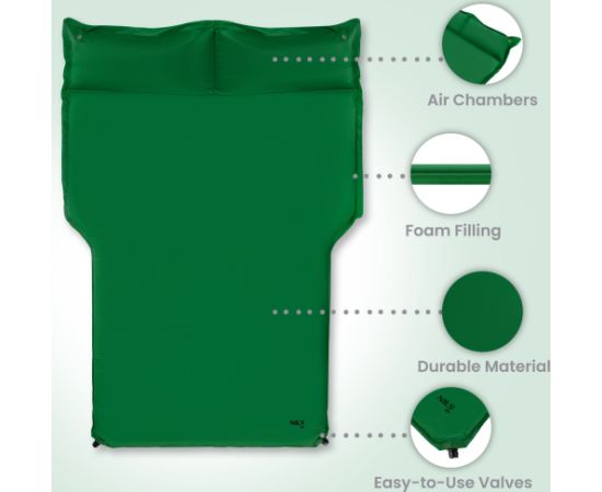 NC4401 GREEN PAŠPIEPŪSJOŠS AUTOMAŠĪNU PAKLĀJIS NILS CAMP гамаки