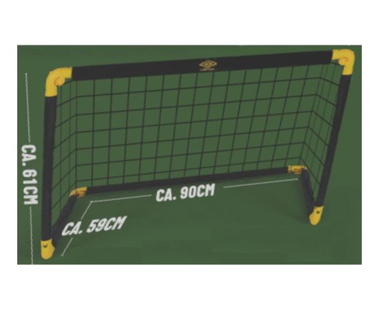 Futbola vārti ar salokāmu tīklu 90x59x61cm UMBRO Futbolam