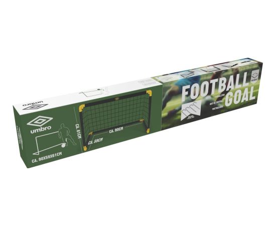 Futbola vārti ar salokāmu tīklu 90x59x61cm UMBRO Futbolam