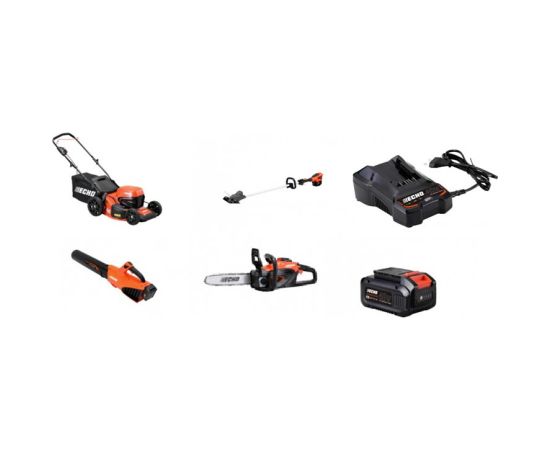 ECHO 40V komplekts – dārza kopšana 46, Echo Zāles pļāvēji