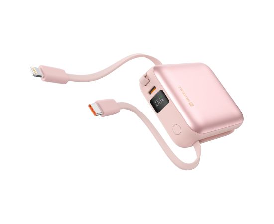 Swissten SPACE Power Bank Universāla Ārējas Uzlādes Baterija USB-C / Lightning / 10000 mAh Rozā Power Banks