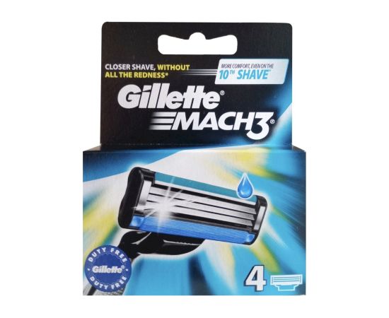 Gillette Mach3 Maiņas Uzgaļi Skuveklim 4gab Jaunumi - Skaistums