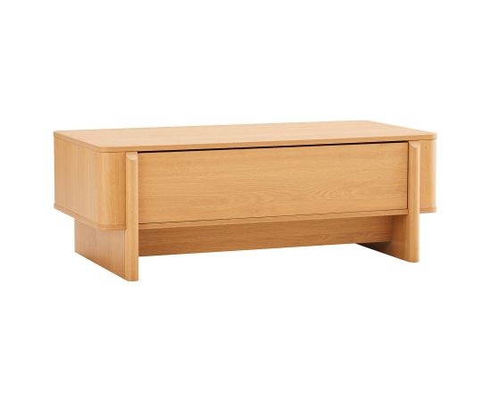 Coffee table MORBEN 110x60xH40cm, melamine with oak decor Новинки Для дома и сада 