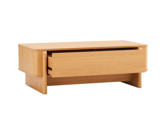 Coffee table MORBEN 110x60xH40cm, melamine with oak decor Новинки Для дома и сада 
