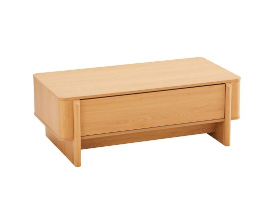 Coffee table MORBEN 110x60xH40cm, melamine with oak decor Новинки Для дома и сада 