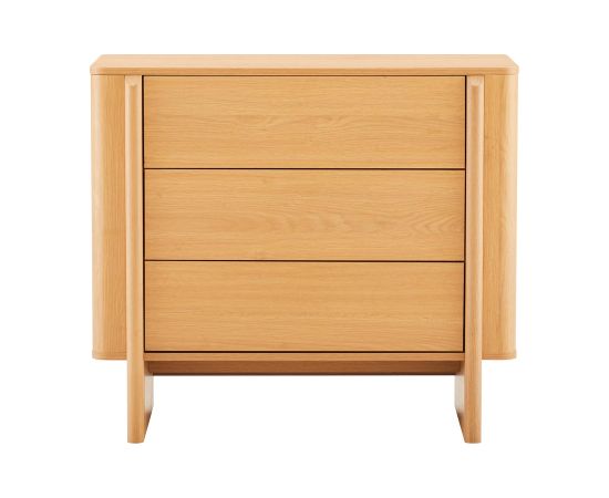 Sideboard MORBEN 90x42xH80cm, melamine with oak decor Новинки Для дома и сада 