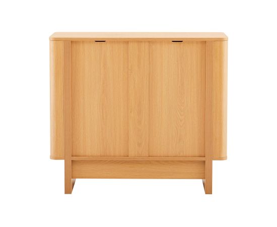 Sideboard MORBEN 90x42xH80cm, melamine with oak decor Новинки Для дома и сада 