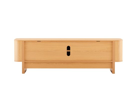 TV unit MORBEN 160x42xH50cm, melamine with oak decor Новинки Для дома и сада 