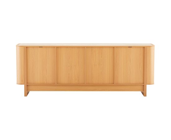 Sideboard MORBEN 202,5x42xH75cm, melamine with oak decor Новинки Для дома и сада 