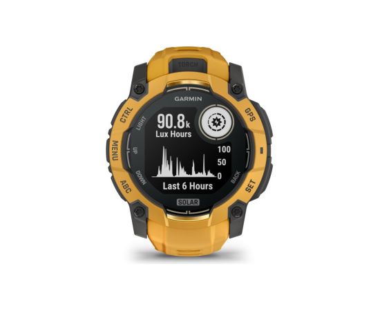 Garmin   Instinct 3 – 50 mm, Solar
Sunburst with Sunburst/Grey Band Smart-Watch Умные часы