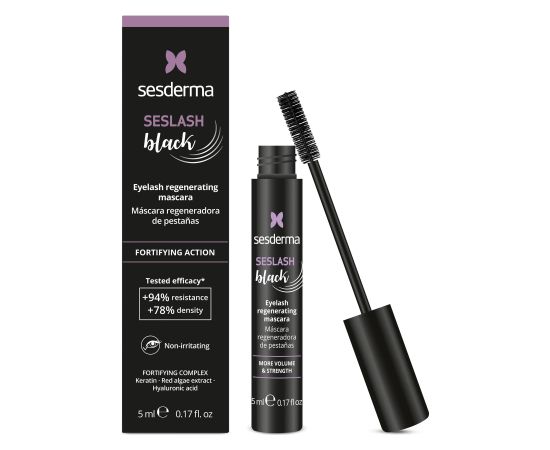 Sesderma, Seslash, Fortify, Mascara, 102, Black, 5 ml Dekoratīvā kosmētika
