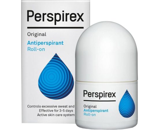 Perspirex, Original, Idebenone Ester, Antiperspirant, Deodorant Roll-On, Unisex, 20 ml Дезодоранты