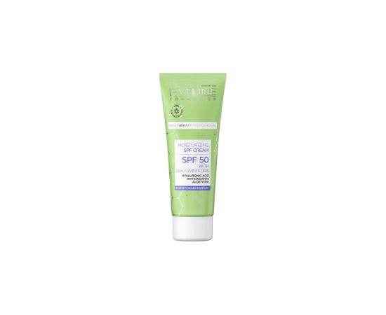 Eveline Cosmetics, Therapy Professional, Aloe, Moisturizing, Daily, Cream, For Face, SPF 50, 30 ml Ķermeņa kosmētika