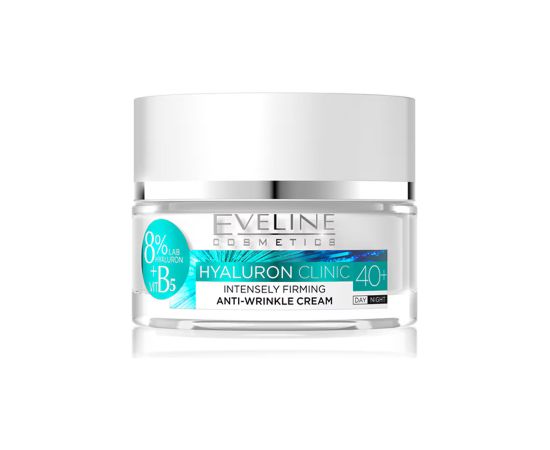 Eveline Cosmetics, Hyaluron Clinic 40+, Anti-Wrinkle, Day & Night, Cream, For Face, 50 ml Ķermeņa kosmētika