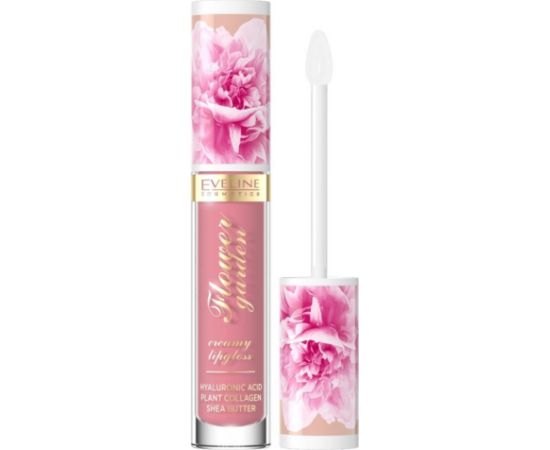 Eveline Cosmetics, Flower Garden, Glossy, Lip Gloss, 01, Delicate Rose, 4.5 ml Lūpu krāsas, spīdumi, balzāmi