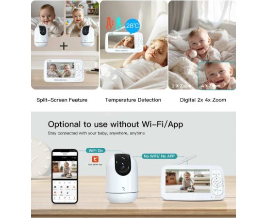 Mobile nanny Reach BM-6 Mazuļu uzraudzības ierīces