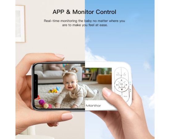 Mobile nanny Reach BM-6 Mazuļu uzraudzības ierīces