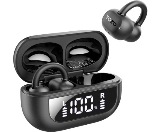 Tozo OpenRhyme T13064 Black Black Bluetooth austiņas