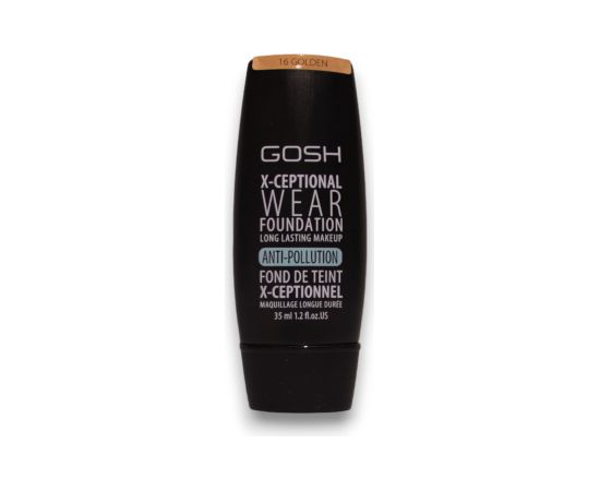 Gosh, X-Ceptional Wear, Vitamin E, Long Lasting, Cream Foundation, 16, Golden, 30 ml Kосметические средства