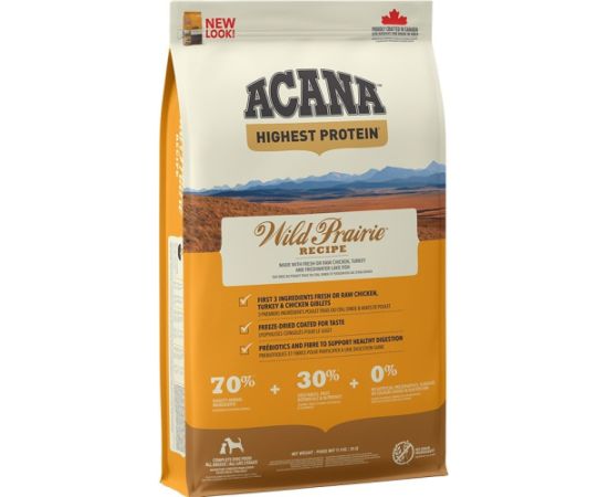ACANA Highest protein Wild Prairie Dog - dry dog food - 11,4kg Suņu barība