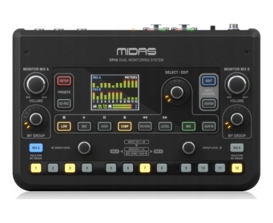 Midas DP48 Mikser do odsłuchu 48 kanałów Aудио-видео