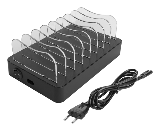 DELTACO USB uzlādes stacija 6 ierīcēm DPS-0200 [CLONE] Решения для зарядки