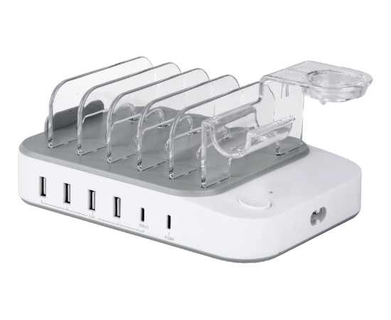 DELTACO USB uzlādes stacija 6 ierīcēm DPS-0200 [CLONE] [CLONE] Решения для зарядки