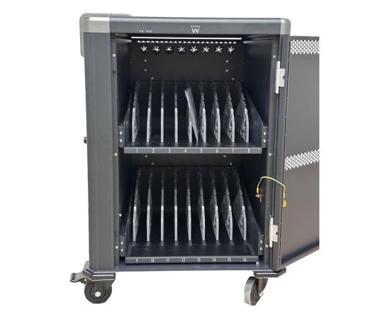 Ewent EW1703 portable device management cart/cabinet Black, Grey Зарядные устройства