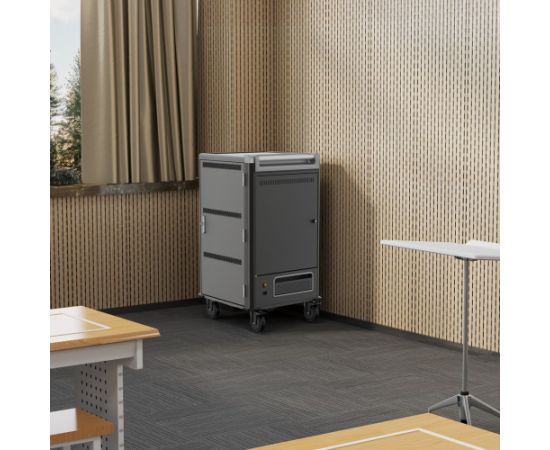Ewent EW1700 portable device management cart/cabinet Black, Grey Зарядные устройства