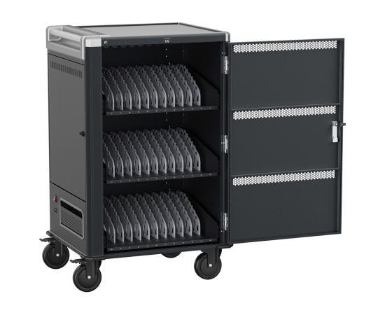Ewent EW1701 portable device management cart/cabinet Portable device management cabinet Black, Grey Telefonu lādētāji 220v