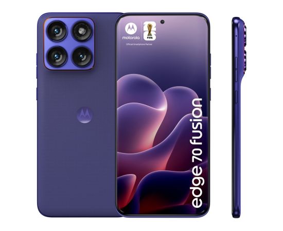 Motorola edge 70 fusion 17.2 cm (6.78") Dual SIM Android 16.0 5G USB Type-C 12 GB 256 GB 7000 mAh Violet Mobilie telefoni