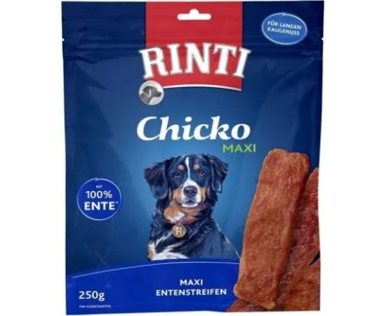 RINTI Chicko Maxi Duck - dog treat - 250g Suņu barība