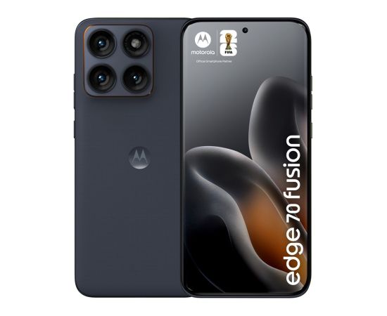 Motorola edge 70 fusion 17.2 cm (6.78") Dual SIM Android 16.0 5G USB Type-C 12 GB 256 GB 7000 mAh Black Мобильные телефоны