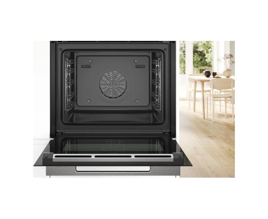 Bosch Serie 8 HBG7363B1 oven 71 L 3600 W Black Jaunumi Sadz. tehnika