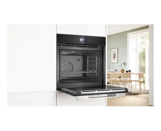 Bosch Serie 8 HBG7363B1 oven 71 L 3600 W Black Jaunumi Sadz. tehnika