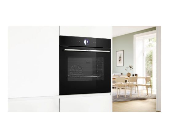 Bosch Serie 8 HBG7363B1 oven 71 L 3600 W Black Jaunumi Sadz. tehnika