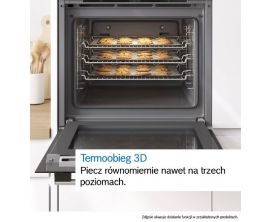 Bosch Serie 8 HBG7341B2 oven 71 L 3600 W Black Крупная бытовая техника