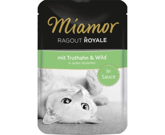 Miamor Royal ragout in sauce Turkey and venison Консервы кошек