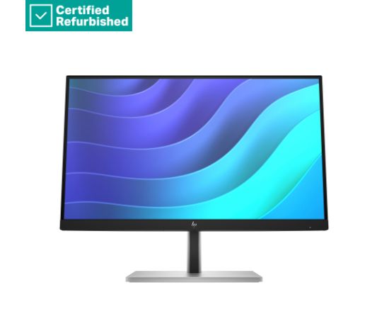 RENEW SILVER HP E22 G5 FHD Monitor - 21.5" 1920x1080 FHD 250-nit 75Hz AG, IPS, HDMI DisplayPort, 4x USB-A, height adjustable tilt swivel pivot, 1 years   6N4E8AAR#ABB LED / LCD мониторы