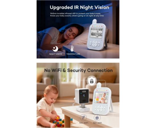 Mobile nanny Reach BM-2 Mazuļu uzraudzības ierīces