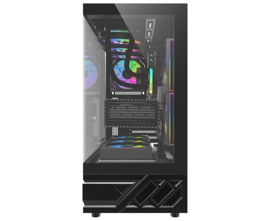 DarkFlash DS950 computer case (black) + 6 fans Datoru korpusi